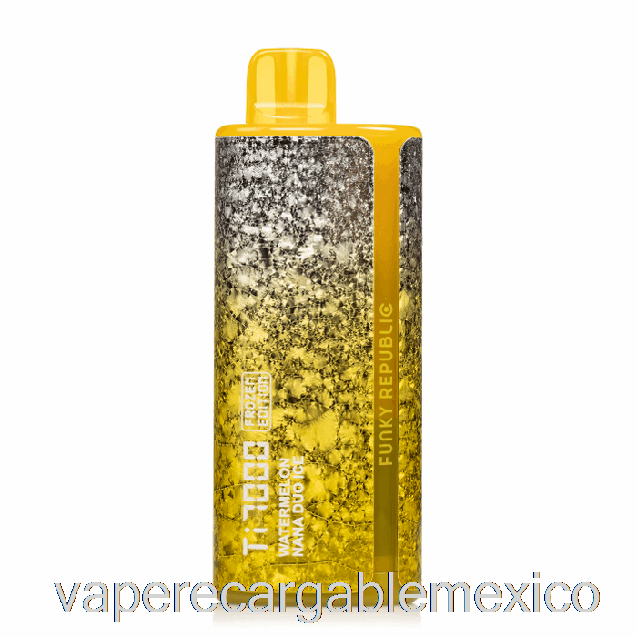 Vape Recargable Funky Lands Ti7000 Desechable Sandía Nana Duo Ice
